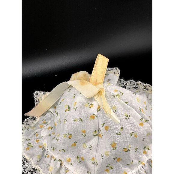 Cabbage‎ Patch Kids Preemie Doll Coleco White Yellow Tulip Bonnet And Dress READ - Picture 3 of 14